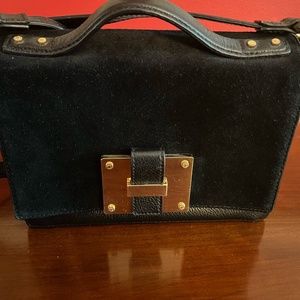 India Hicks Leather & Suede Lady P Bag